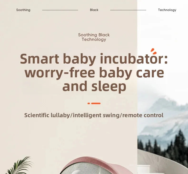 Baby Electric Rocking Chairs,Baby Bouncers Bluetooth & USB Music Baby Swing Electric 180° Rotating Seat, Multi Speed Baby Rocker