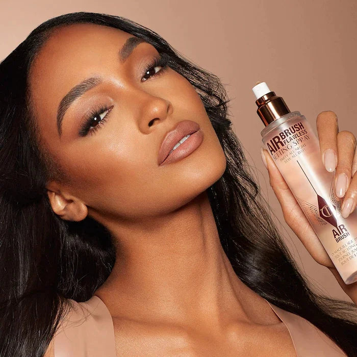 Charlotte Tilbury Airbrush Flawless Finish Refillable Blurring Setting Powder Lip Gloss Flawless Blurring Matte Blush CT Makeup