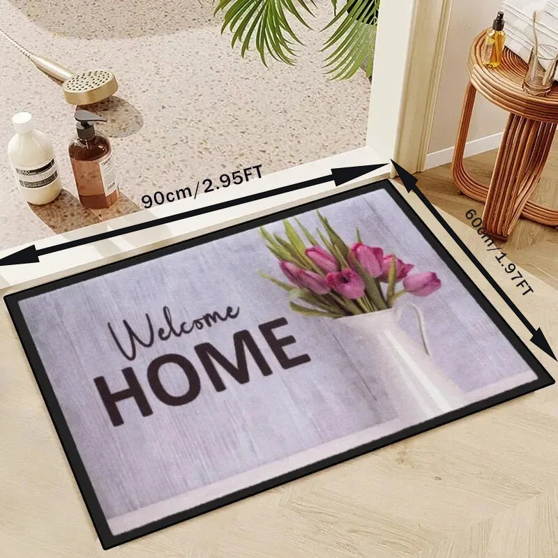 VIKAMA Budding Diatomite Carpet Scandinavian Style Non-Slip Water-Absorbent Mute Kitchen Breakfast Area Home Decoration