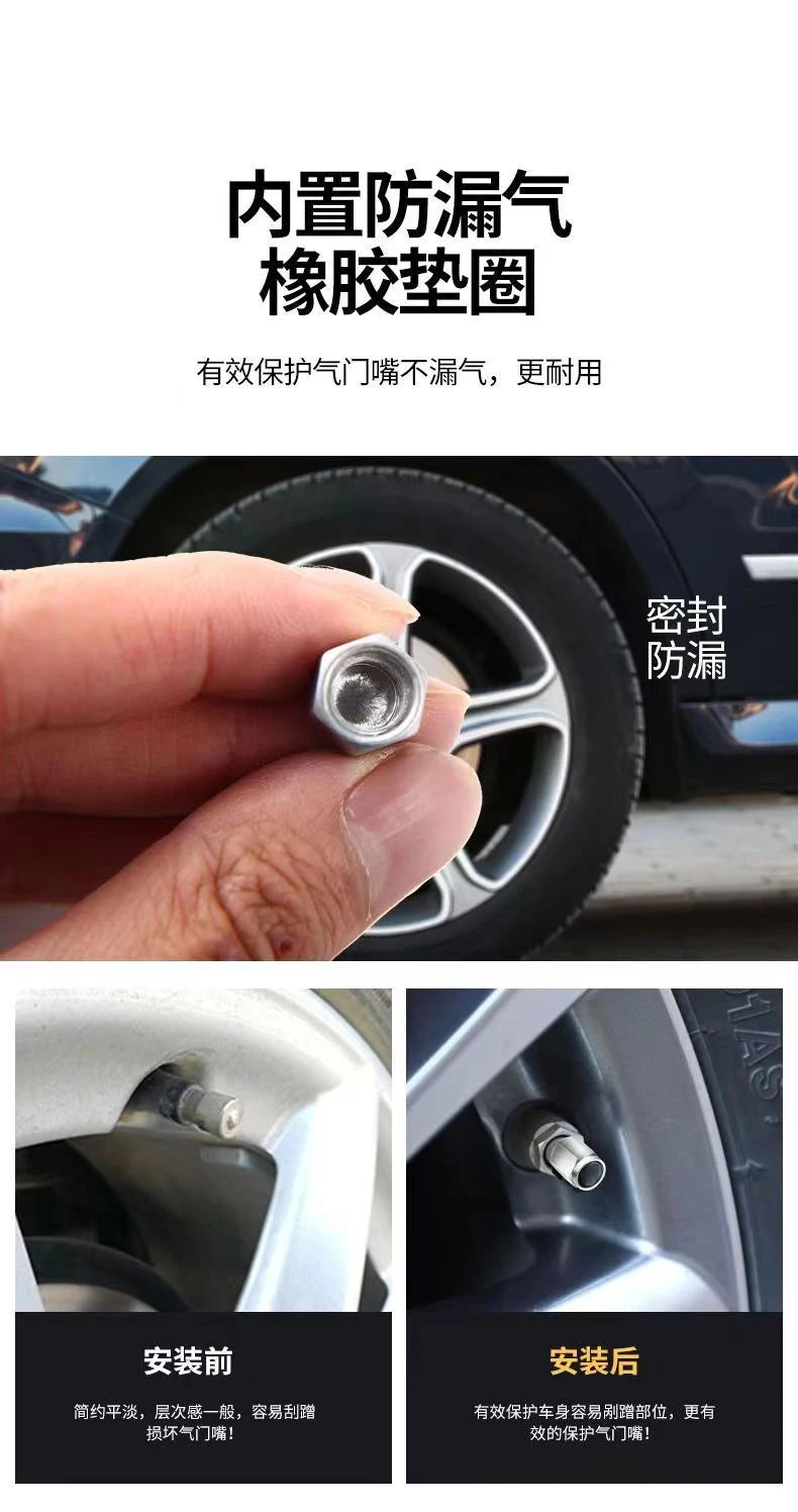 Cadillac tire valve caps