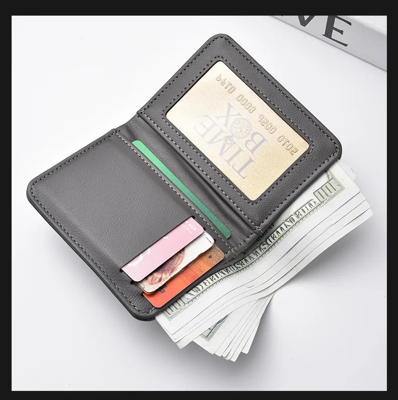 Leather Men Wallet Gift Coin ID Cash Credit Card Holder Purses For BMW X3 X5 M5 M3 E46 E90 E60 F10 E39 F30 E36 G30 E87 E30 G20