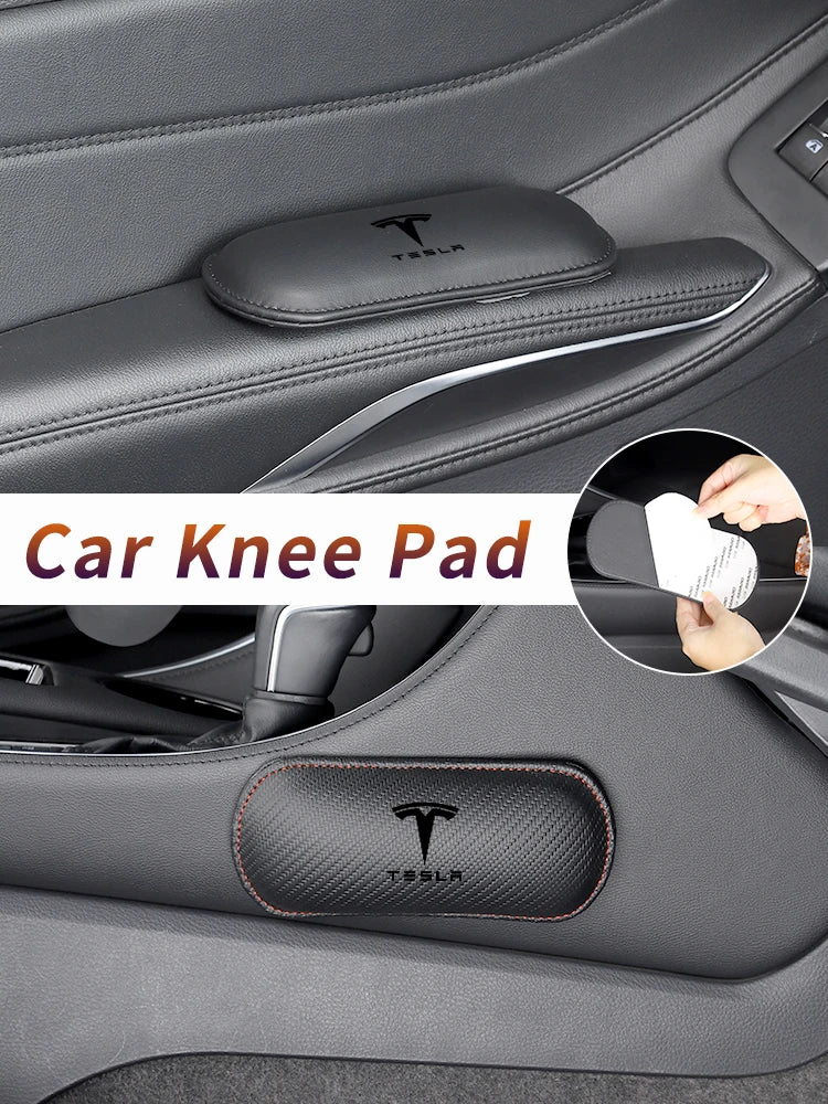 Car r Valve Core Knee Leg Protective Pad Foot Armrest Cushion For Tesla Model 3 Model S Model X Model Y Roadster