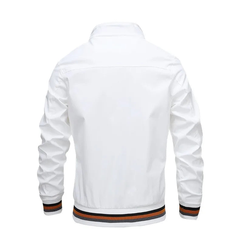 Spring and Autumn Men Jacket Casual Long Sleeved For Ferrari F1 Racing Suit Stand-up Collar Jackets Sports Riding Windproof Coat