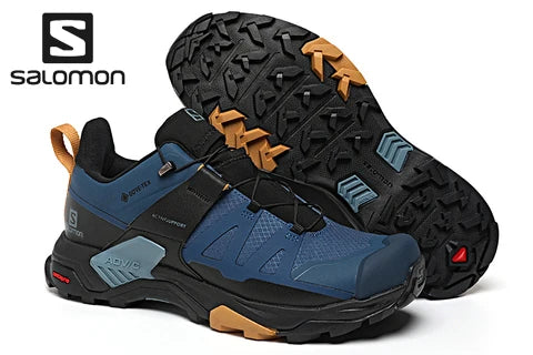 Salomon X Ultra 4 GTX Men's Breathable Shock-Absorbing Thick-Sole Mountaineering Trail Running Shoes