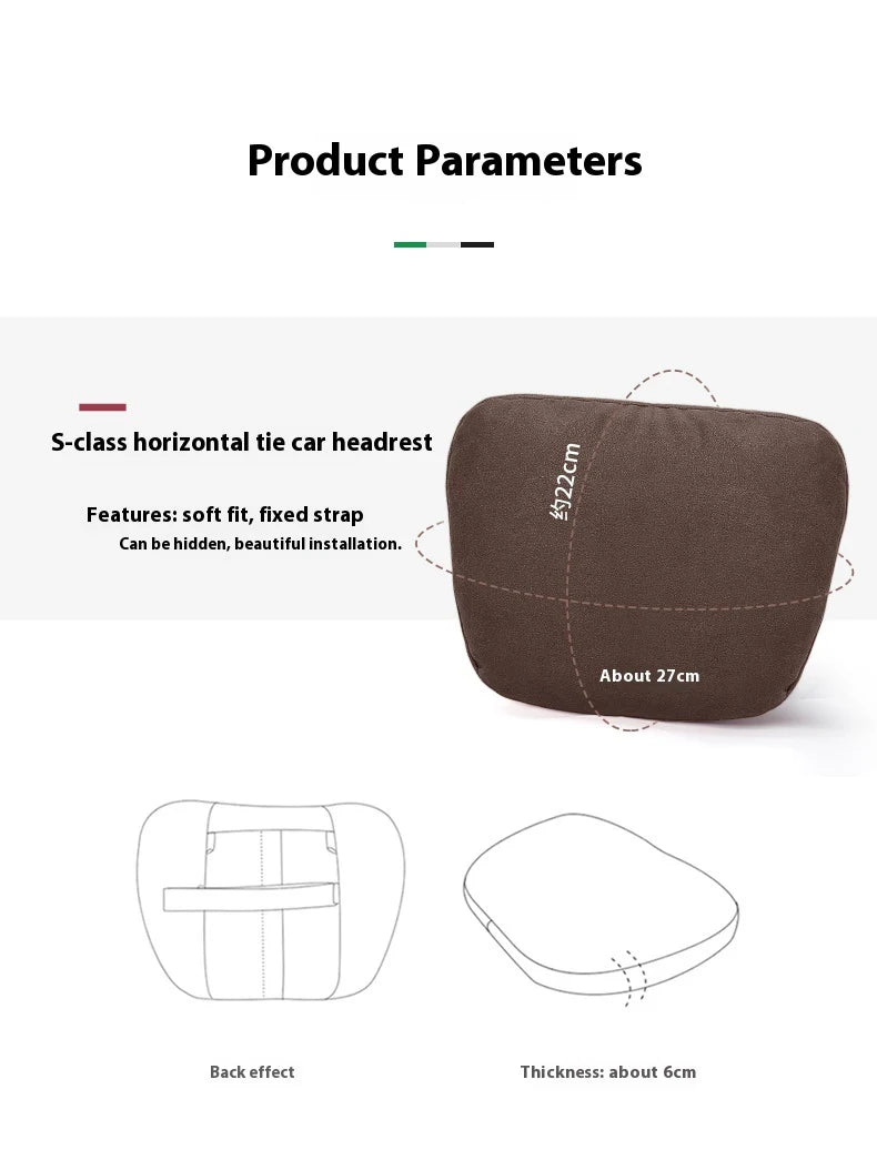 Maserati car neck support cushion 