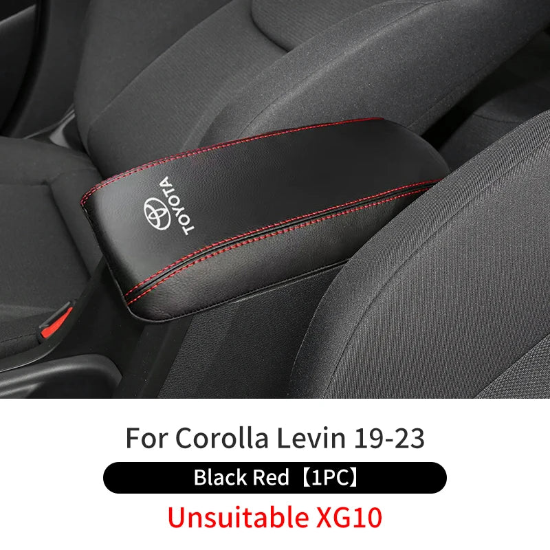 Toyota Armrest Box Protective Cover Armrest Booster Pad For Toyota Corolla Yaris Aygo GT86 Prius RAV CHR Camry Auris Avensis