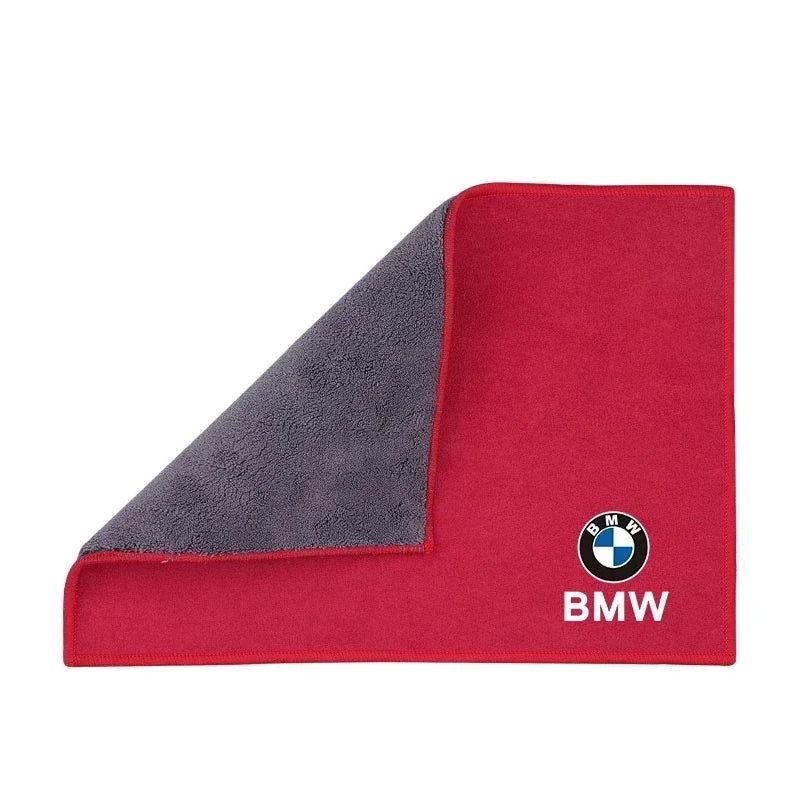Microfiber Towel Car Cleaning Care Accessories For BMW E46 E90 E60 F30 F10 E39 E36 F20 G30 G20 E87 E92 E91 E30 F11 F31 X1 X2 X3