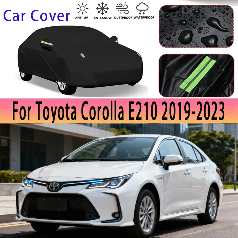 For Toyota Corolla E210 2019-2023Outdoor Protection Full Car Covers Snow Cover Sunshade Waterproof Dustproof Exterior Car access