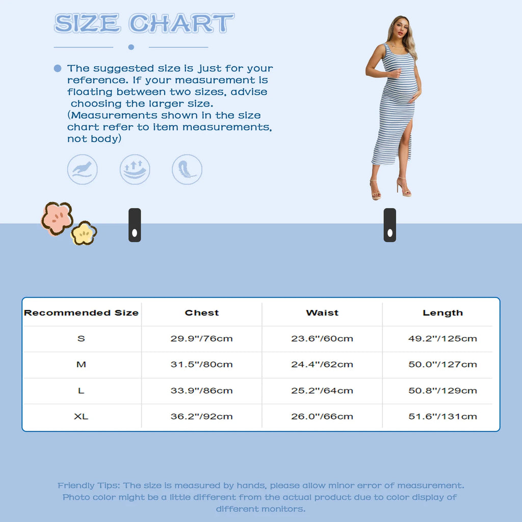 Elegant Maternity Knitted Dress Solid Color Short Sleeve Split Dresses Pregnancy Women Clothes Wedding Party Casual Daily Wear