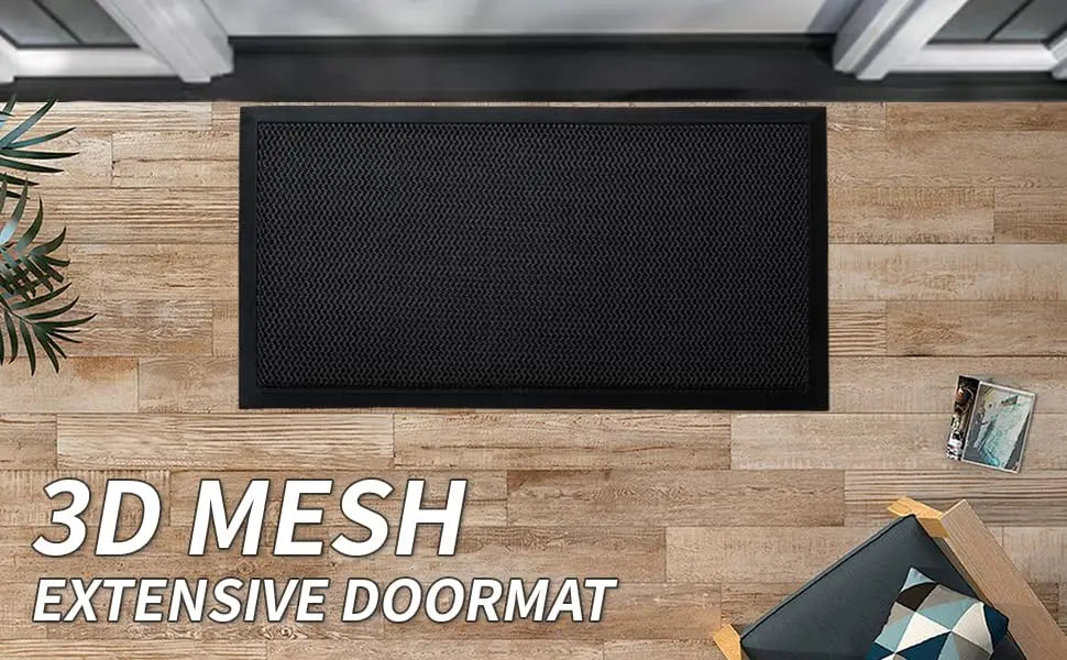 Non-slip Outdoor Elastic Carpet Front Doormat Comfortable Resilient Carpet Entrance Door Mat High Elasticity Floor Mat