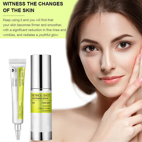 Korean Retinol Shot Eye Tightening Moisturizing Booster Cream,Facial Moisturizing Serum,,Reduce Wrinkles & Fine Lines,Anti-Aging