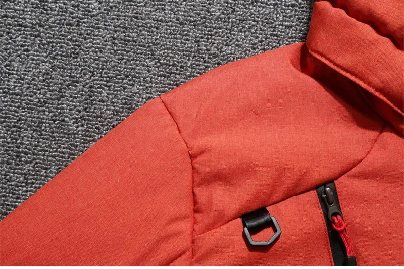 Men's Outdoor Mountain Ski Jacket Windproof Snow Costume Sports Snowboard Clothing Winter Warm Down Ski Suit Men