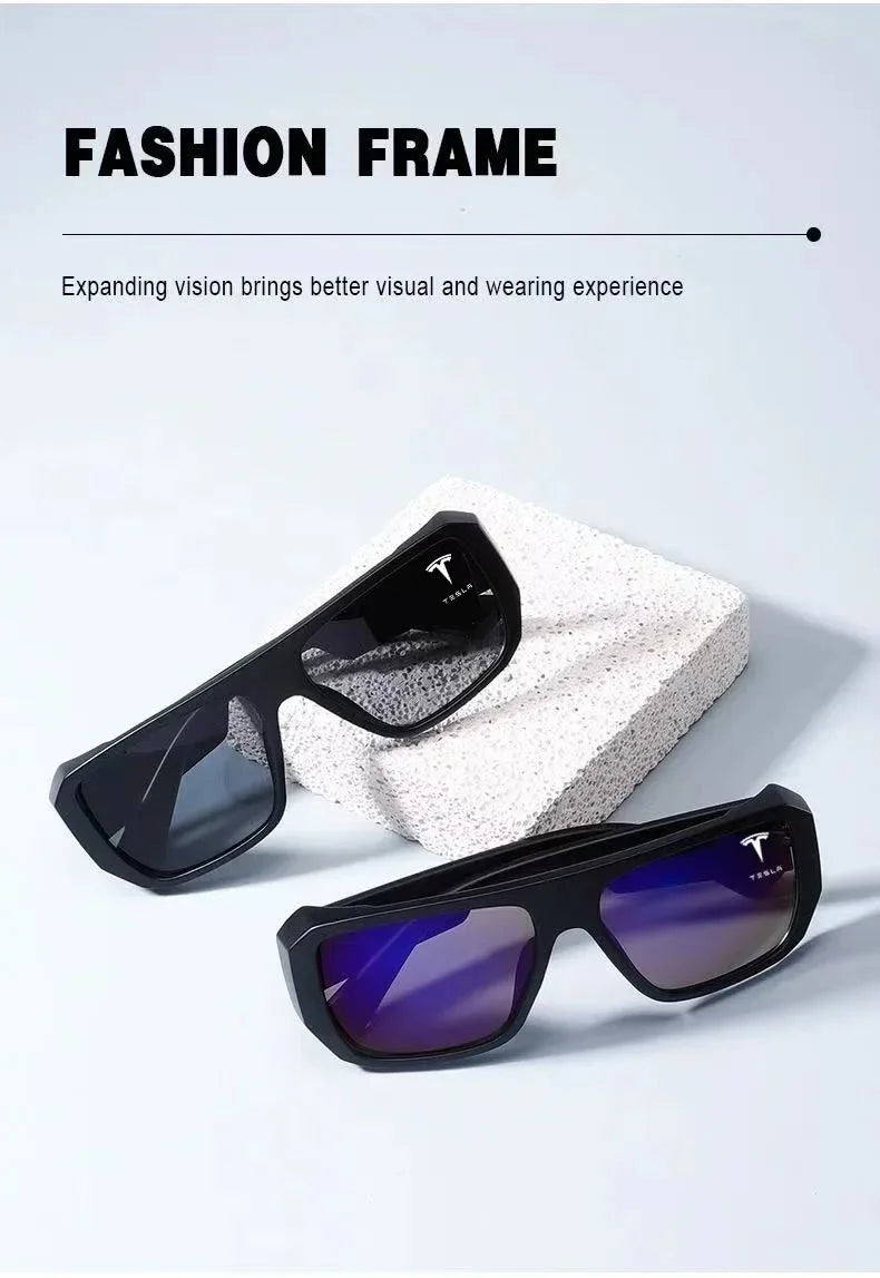 Car Fashion High End Polarized Sunglasses Leisure Luxury Goggles For Tesla Model 3 Model Y Model S Model X Cybertruck Roadster