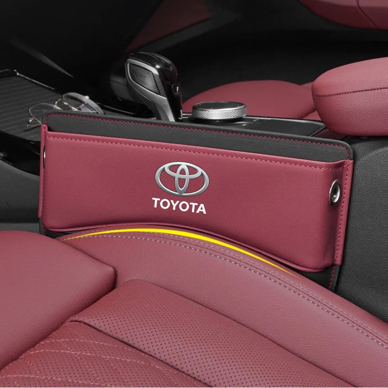 Multi-Function Car Seat Gap Filler Box For Toyota Rav4 CHR Yaris Prius Avensis Corolla Camry Highlander GR 86 Car Accessories