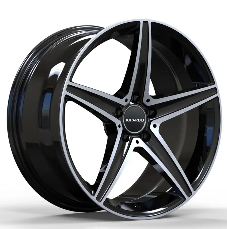 High Quality 20 Inch Passenger Car Aluminum Alloy Wheels Rims Cheap Price Five Spoke Design New Condition PCD 5x112 5x120