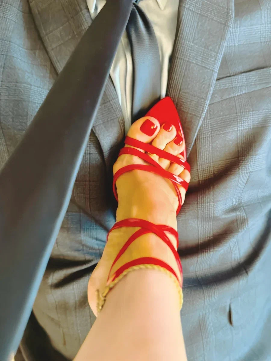 customized silver pointed toe sandals