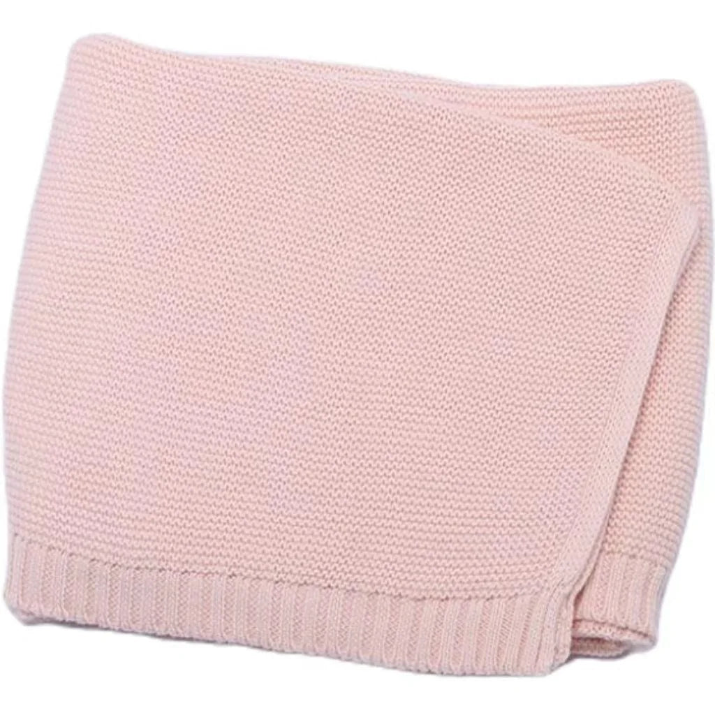 Personalized Embroidered Name Knitted Cotton Blanket Stroller Cover Kids Nap Blanket for Newborn Baby Shower Gift