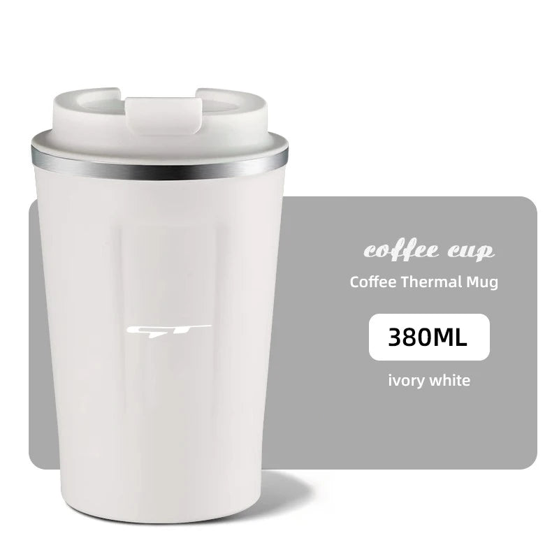 Vacuum Flask Travel Thermal Cup Stainless Steel Coffee Mug For Kia Stinger Sonet Ceed Stonic Optima K7 K5 K8 K3 Seltos Telluride
