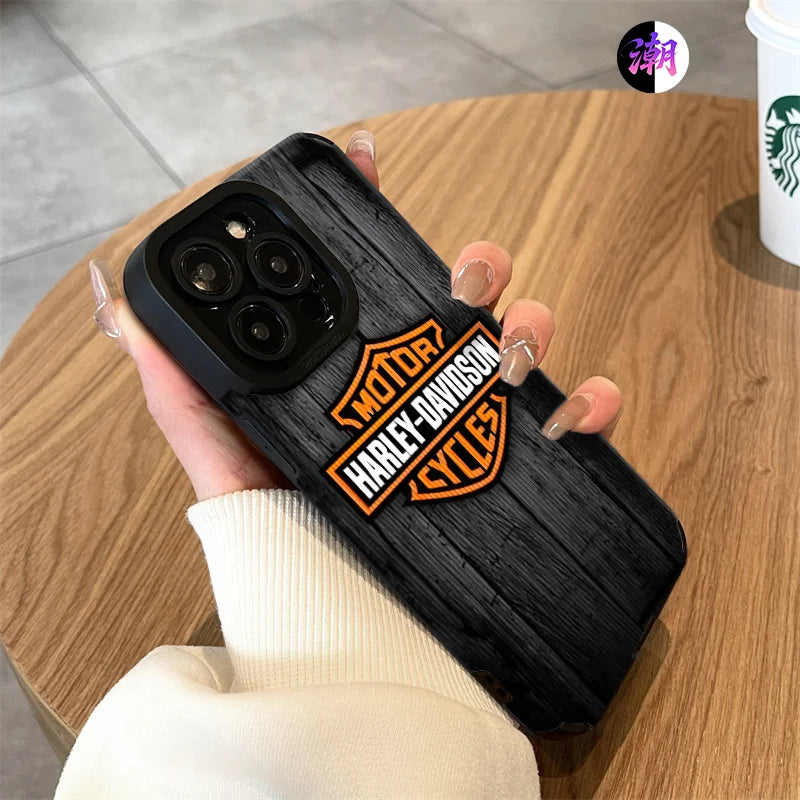 Motorcycle Mobile Phone Case For IPhone 17 Pro Max 16 15 14 Pro Max 13 11 X Xs Xr 8 7Plus Protection Cover For Harley Davidson
