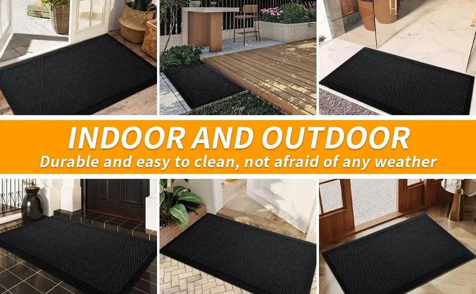 Non-slip Outdoor Elastic Carpet Front Doormat Comfortable Resilient Carpet Entrance Door Mat High Elasticity Floor Mat