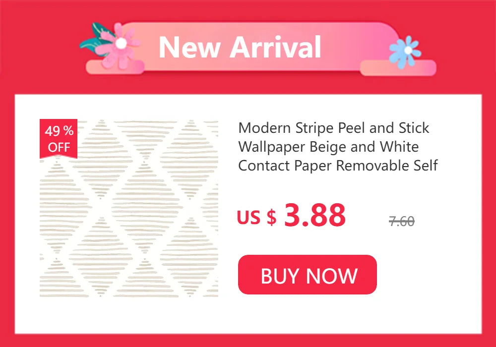 Floral Peel and Stick Wallpaper Boho Contact Paper Flower Removable Self Adhesive Waterproof Wallpaper for Bathroom Bedroom