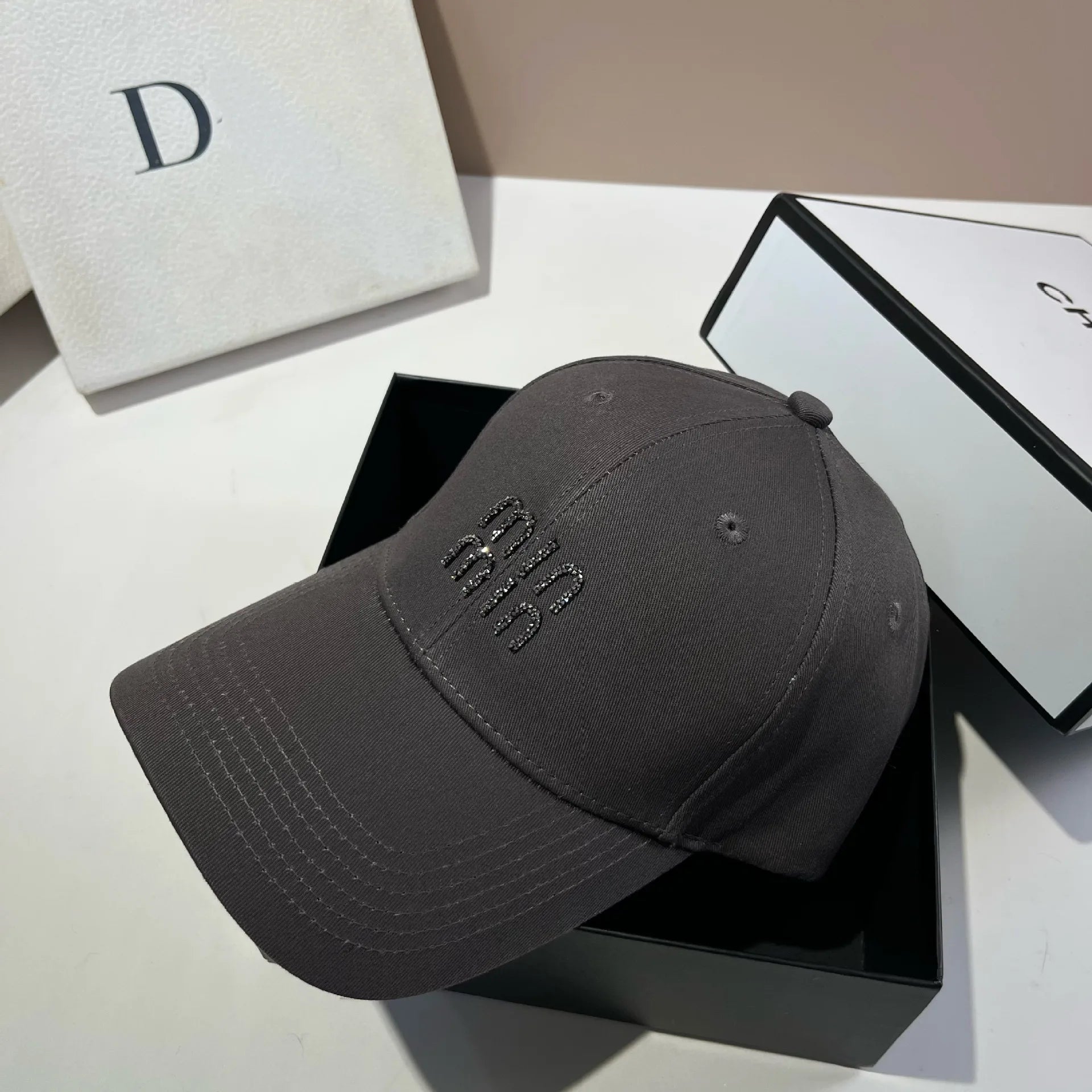 MI Hardtop Cotton Baseball Cap Versatile For All Seasons Multi-Color Duckbill Cap Fashionable Daily Casual Sports Cap