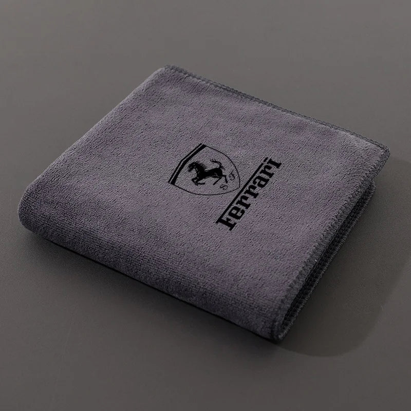 New Coral Fleece Car Wash Towel Drying Cloth Cleaning Towels Accessories For Ferrari SP1 812 F40 F12TDF SF90 458 488 599 612 F12