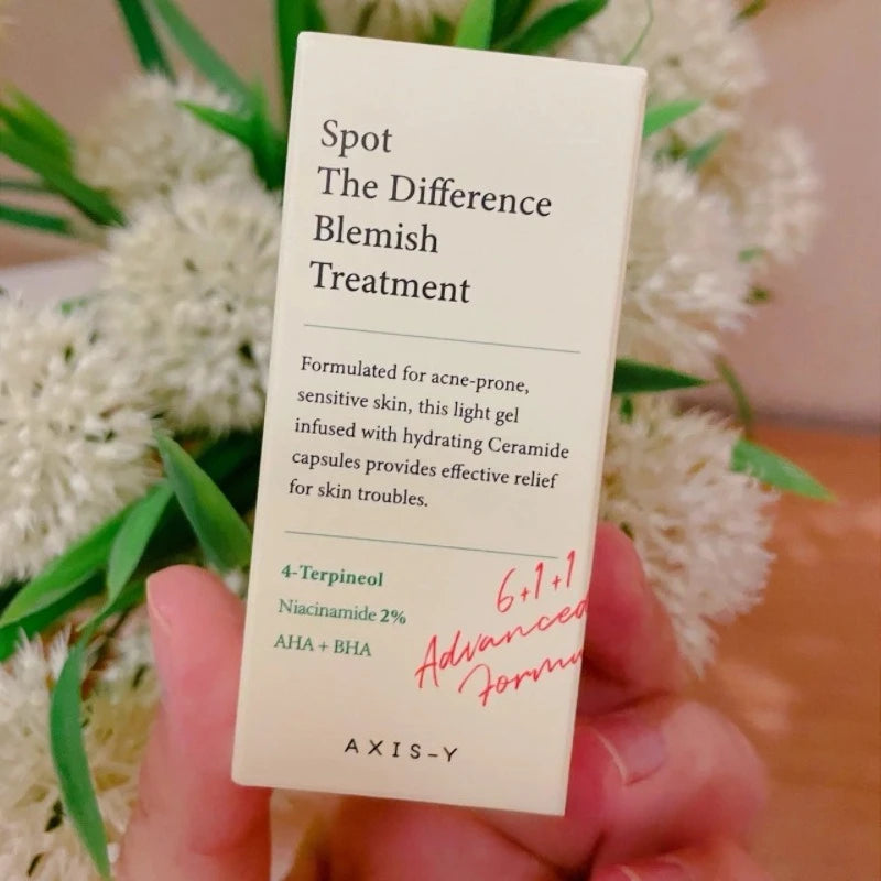 AXIS-Y Spot The Difference Blemish Treatment - Targeted Anti-Acne Serum, Calms Redness, Fights & Prevents Breakouts for Clear