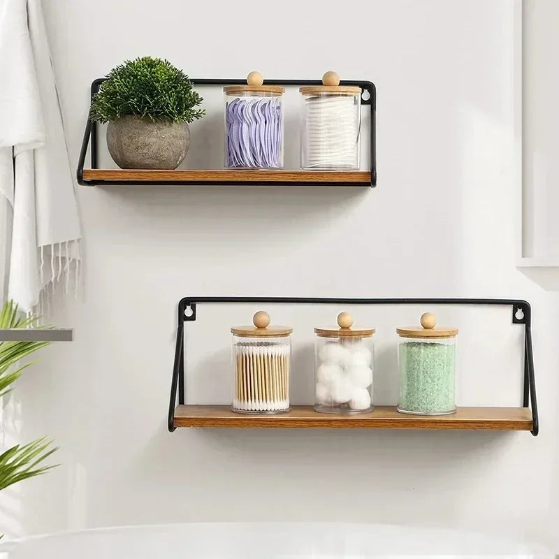 Storage Organizer Holder Canister Apothecary Jars with Lid for Cotton Rounds Acrylic Cosmetic Candy Snacks Desktop Storage Box
