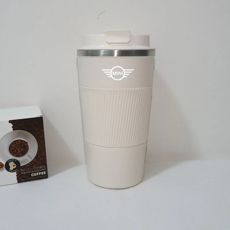 For Mini Cooper Works ONE JCW F54 F55 F56 F57 R55 R56 R57 R60 F60 500ML Thermo Cafe Coffee Mug Car Thermos Mug Travel Thermo Cup