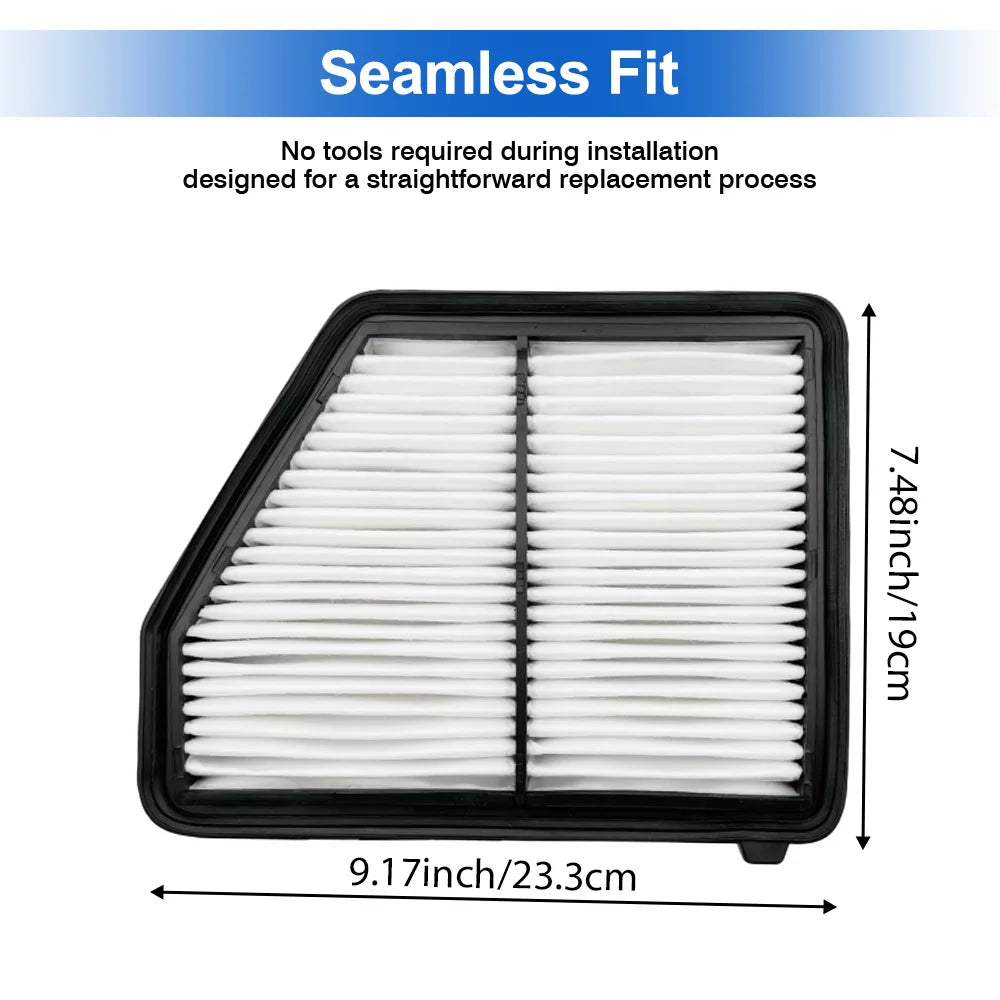 1 Pc Car Engine Air Filter For Honda Civic 2.0L Naturally Aspirated Only 2017-2024 AF5264 A29151 JFA405 17220-5BA-A00