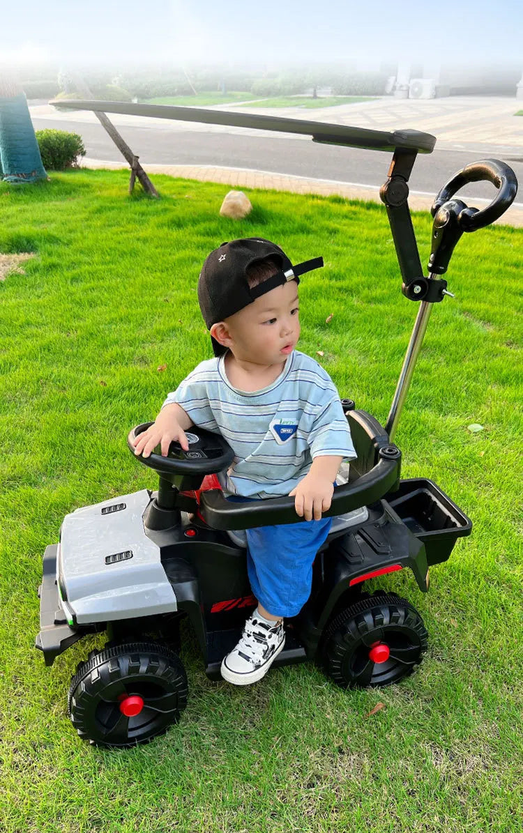Remote Control 1-6-Year-Old Children's Electric Four-Wheel Motorcycle Off-Road Vehicle Can Accommodate Passengers