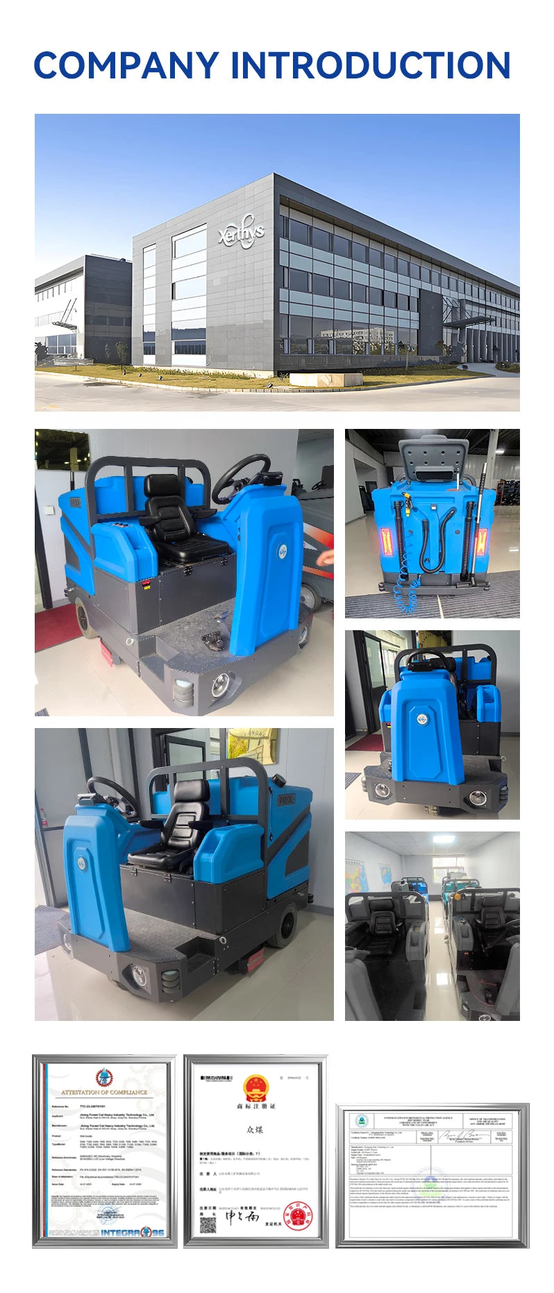 Fast Delivery Floor Scrubber Durable ide-on Road Sweeper Big Size Floor Scrubber Machine Industry Floor Scrubber Machine