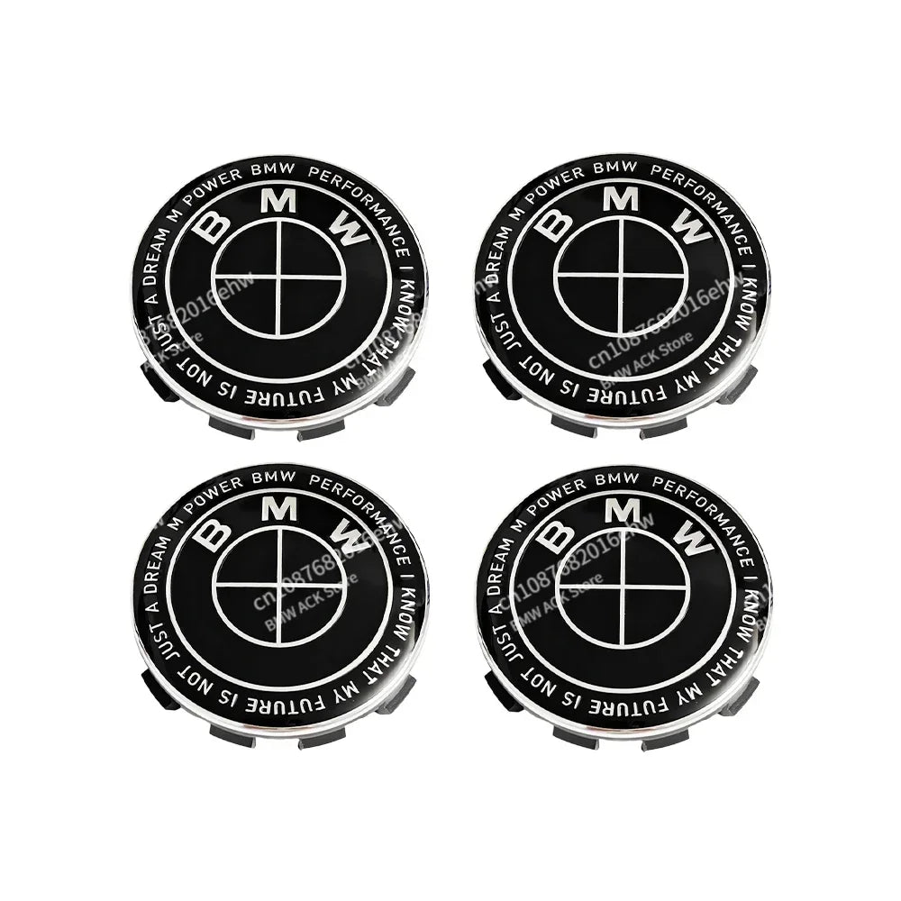 4pcs Car Wheel Center Caps 56mm/68mm Diameter for BMW