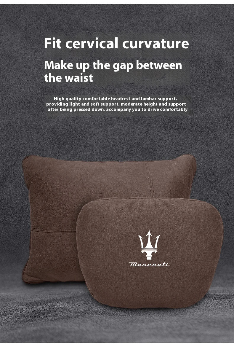 Maserati car neck support cushion 