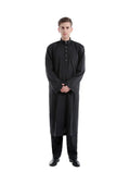 Muslim Robe Arab Men Thobe Ramadan Costumes Solid Arabic Pakistan Saudi Arabia Eid Turkey Abaya Male National Islamic Clothing