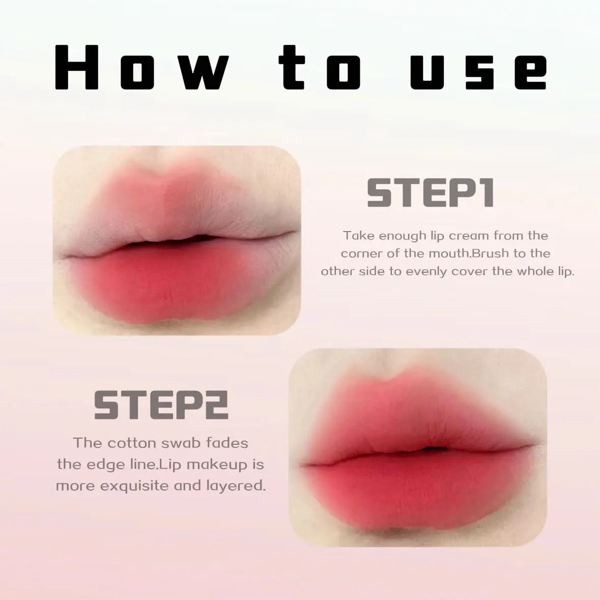 Gege Bear Velvet Matte Lip Mud, Soft, High Pigment for Long-lasting Wear, and Brightening Velvet Matte Finish Lip Color