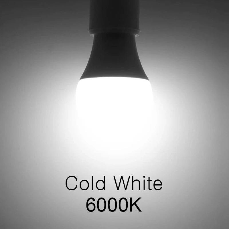 6pcs E26 E12 LED Bulb 20W 18W 15W 12W 9W 6W 3W Lampada LED Light AC 110V Bombilla Lighting Cold/Warm White Lamp For Home