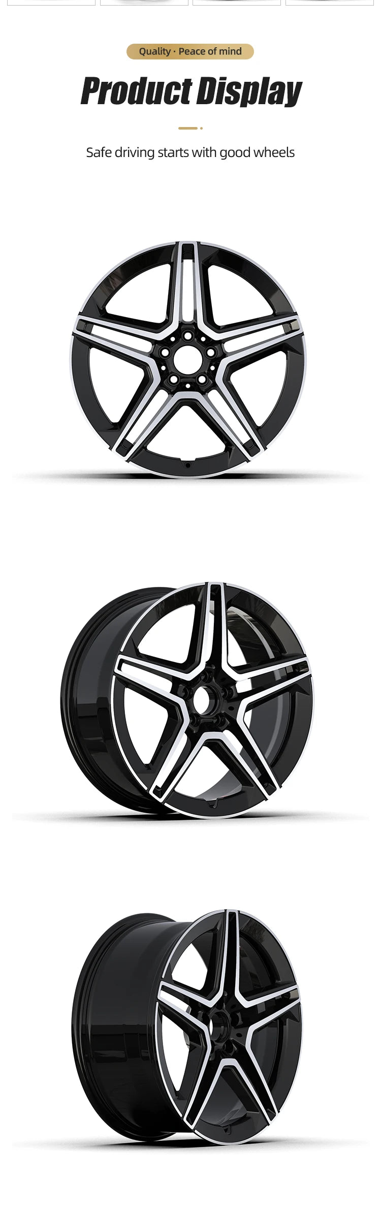 Car Hub Rims Passenger Car Wheels 5X112 Forged Alloy 18 19 20 21 22 23 Inch for Mercedes benz Aluminium Alloy Black Rim