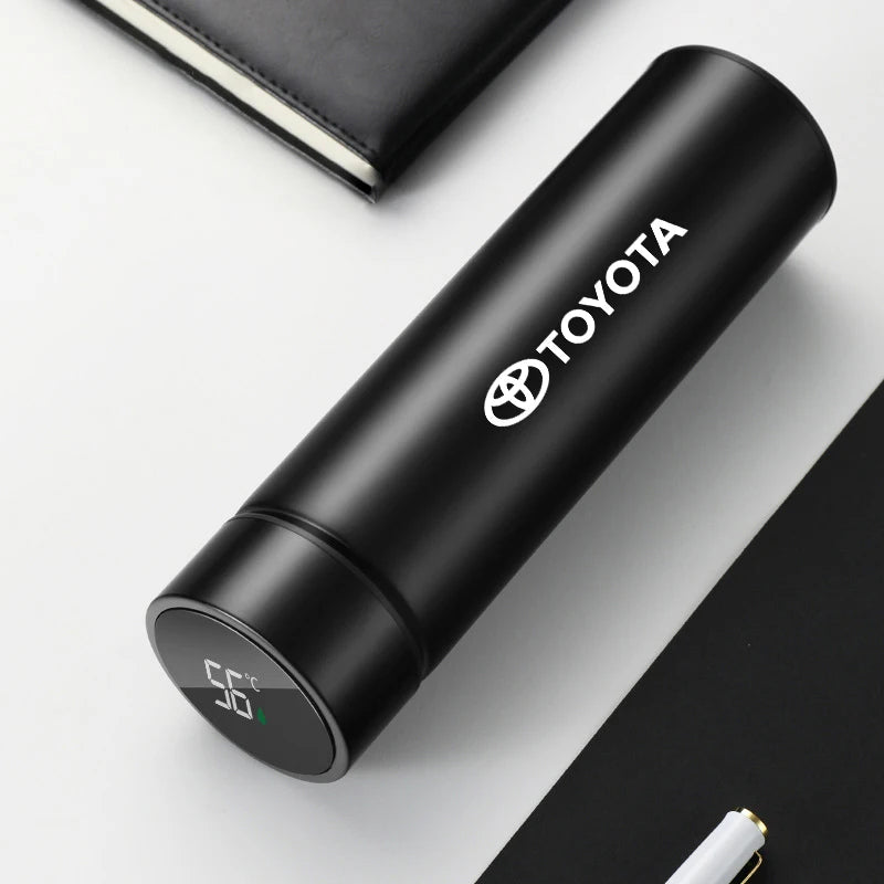 Car Insulated Cup 500ml Water Cup Coffee Tea Thermos For Toyota Crown Gazoo Racing Alphard TRD Corolla Yaris Chr Auris Camry