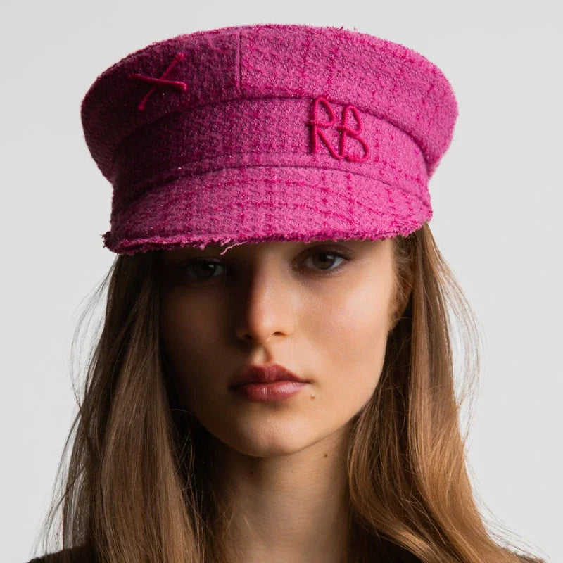 Multifunction Tweed Baker Boy Cap
