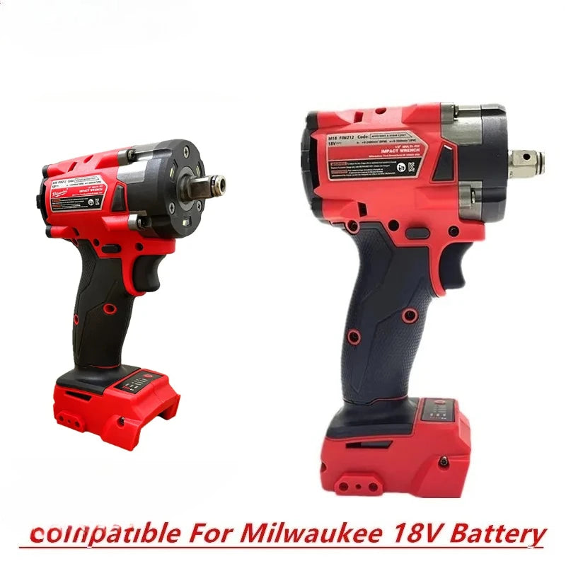 Milwaukee  Electric Cordless Wrench Brushless Screwdriver Impact Drill Power Tools Car Truck Repair For 18V Battery