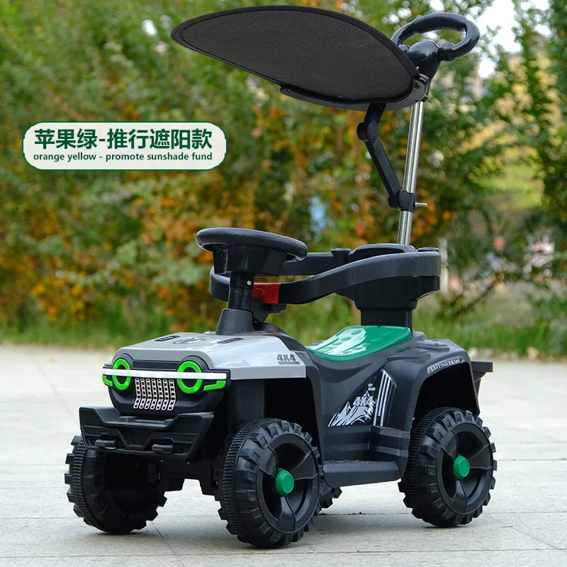Remote Control 1-6-Year-Old Children's Electric Four-Wheel Motorcycle Off-Road Vehicle Can Accommodate Passengers