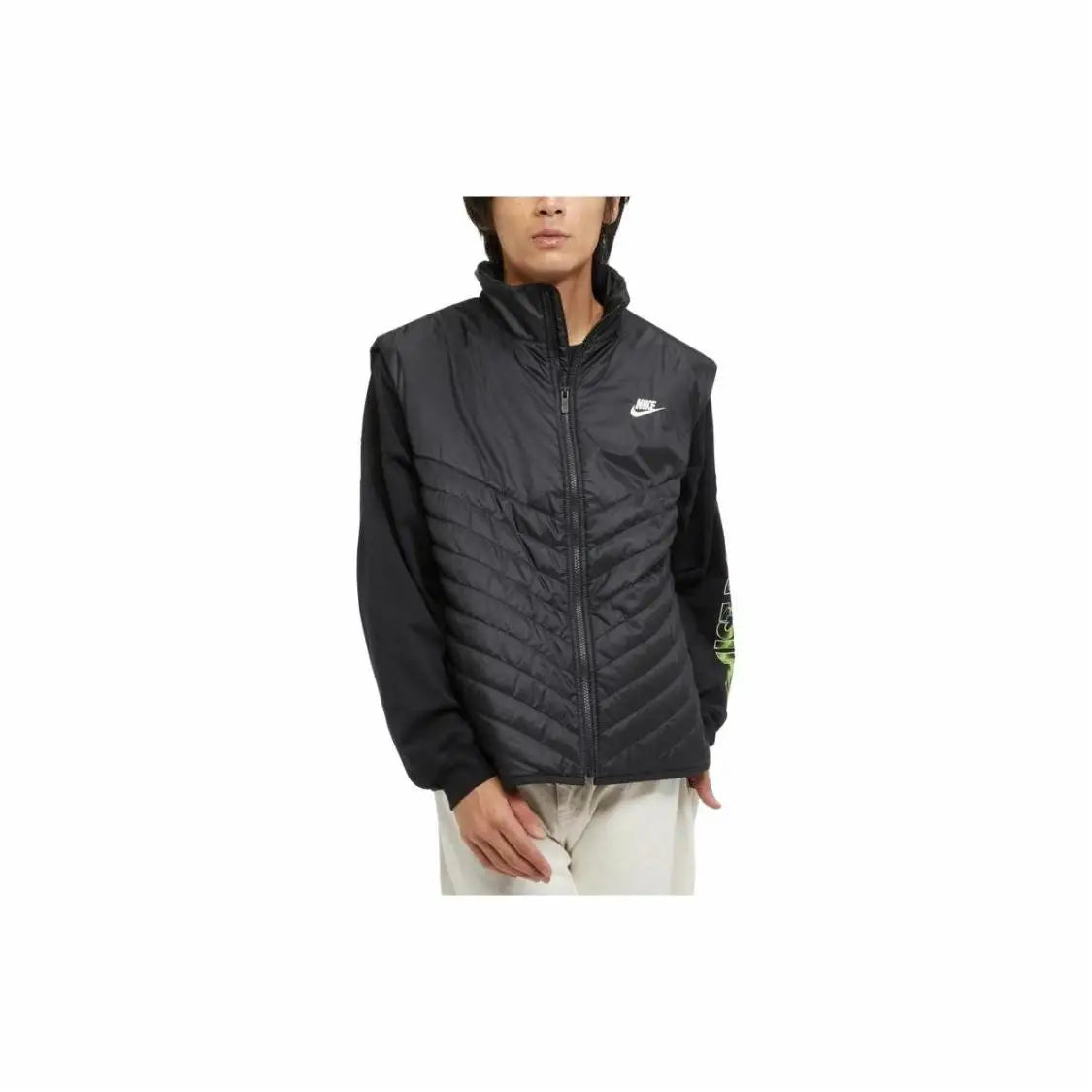 Nike Therma-FIT Solid Color Stand Collar Full-Zip Sleeveless Gilet FB8202-011
