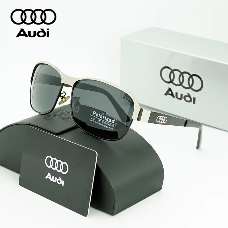 AUDI Luxury Sunglasses High End for Men Women Polarized UV400 Driving Glasses Classic Style Premium Quality Fashion Design 54