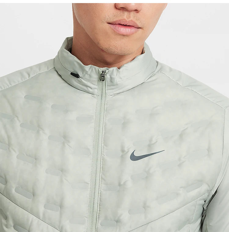 Nike/Nike Genuine Autumn and Winter New Men's Spliced Warm Running Sports down Jacket Fb7557-370