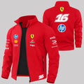 Scuderia Ferrari 2026 Charles Leclerc Hamilton Schumacher Jacket, Outdoor MOTO Windproof Jacket, Men's and Women's Fan Jackets