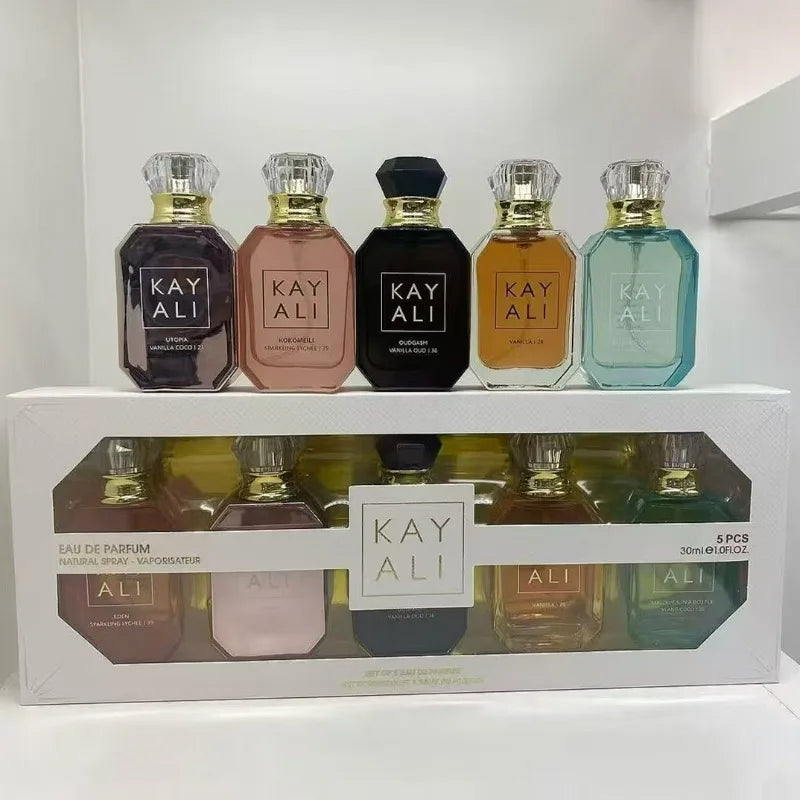 KAYALI Perfume Set 30ml X5 Eau De Parfum Collection Long Lasting Sweet Fruity Floral Vanilla Gourmand Luxury Unisex Gift Box