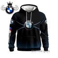 Autumn Men's BMW Hoodie Long Sleeve Sweatshirt Jacket Coat Sports Motorcycle Racing M Power Car Brand Casual Fashion