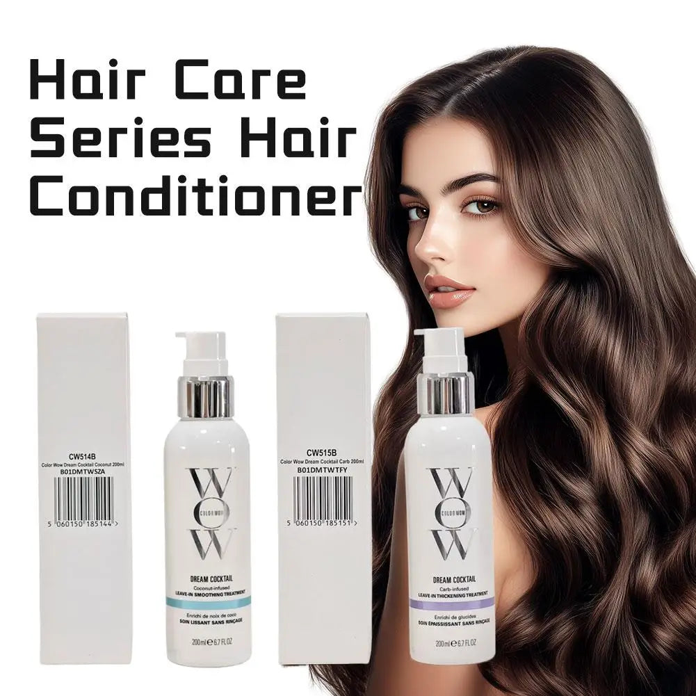 Colorn Wow Anti-Frizz Conditioner Mousse Volume Defining Spray Super Natural Softness Root Smoothing And Smoothing Hair Serum